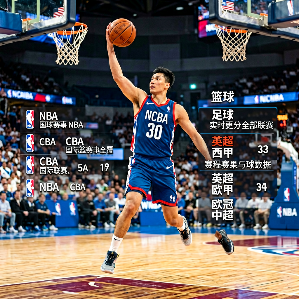 篮球赛事覆盖NBA CBA及国际篮球联赛实时比分和比赛数据